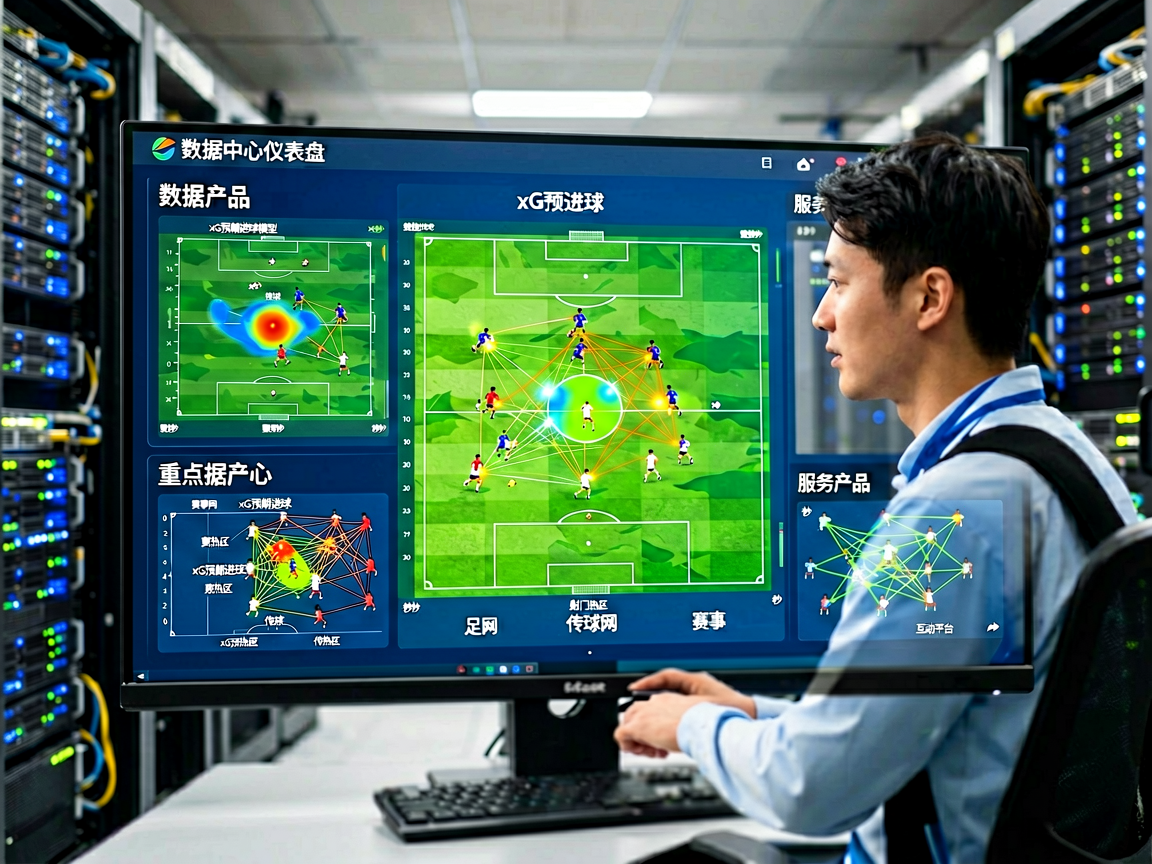 8688体育数据中心仪表盘界面，展示实时比赛数据和统计图表
